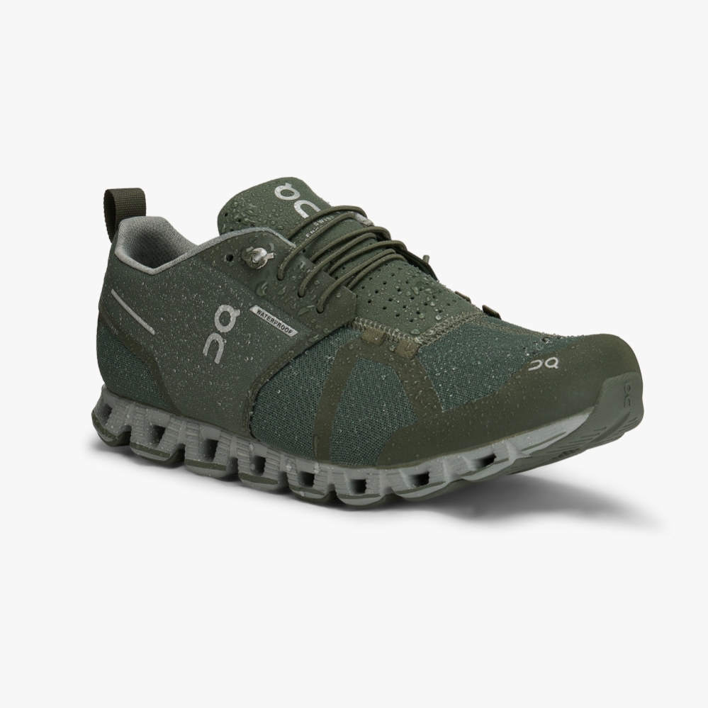 Buy QC Road Running Shoes Cheap Online - Green Cloud Waterproof Mens