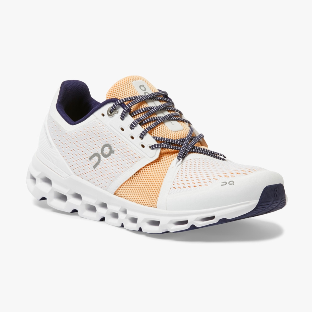 QC Womens Road Running Shoes Wholesaler - White Cloudstratus